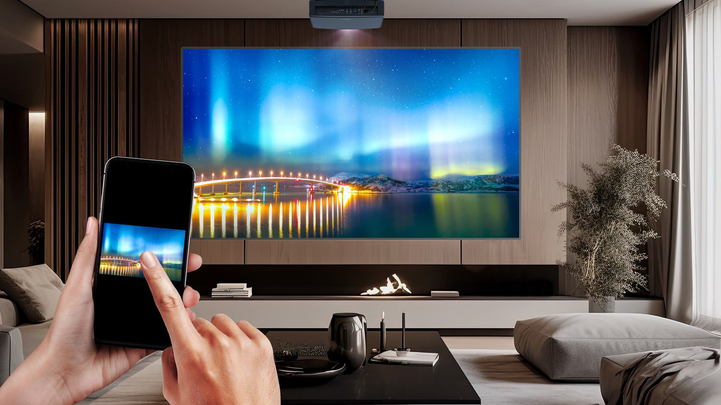Optoma UHZ68LV Heller 4K UHD Dual Laser Heimkinoprojektor